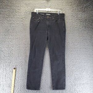Sonoma Jeans Mens 33x30 Black Slim Stretch Cotton Blend Denim